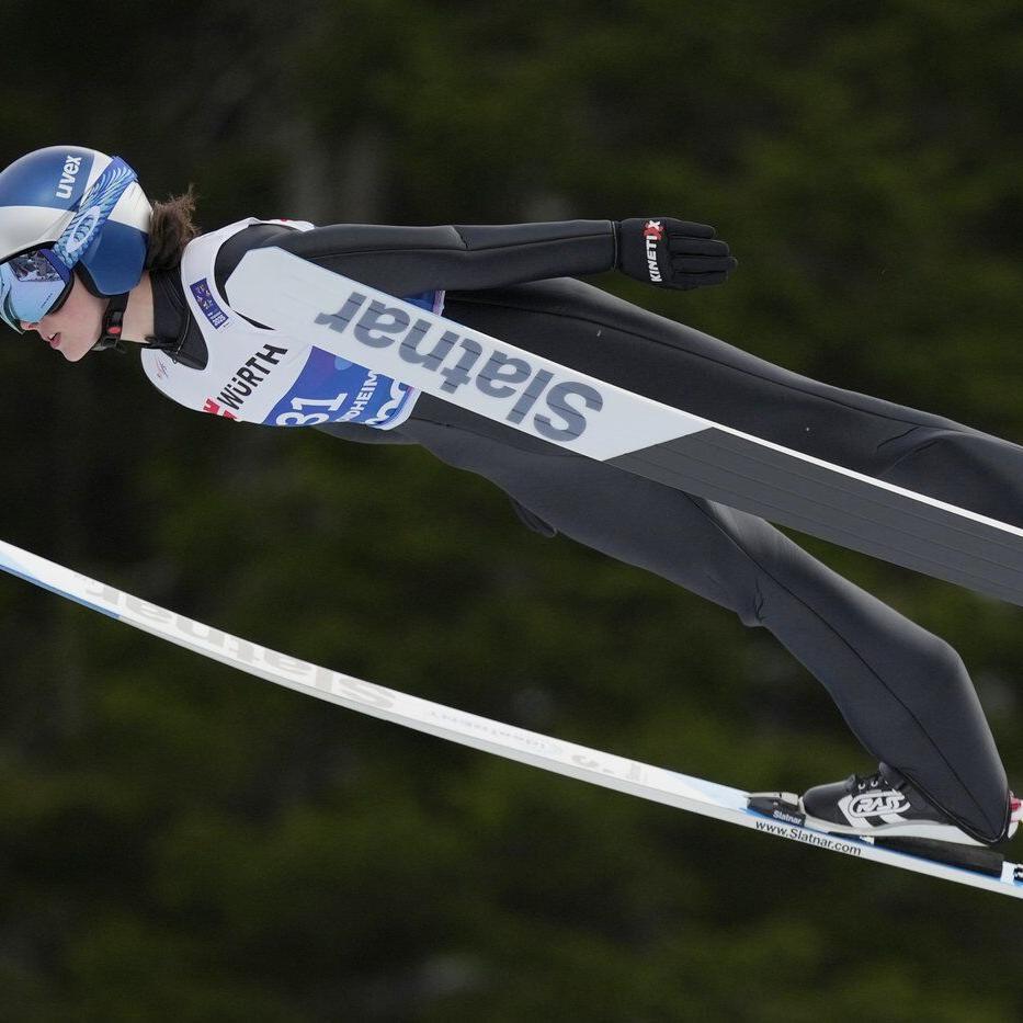 World champion ski jumper Alex Loutitt puts in the work to return to her sport